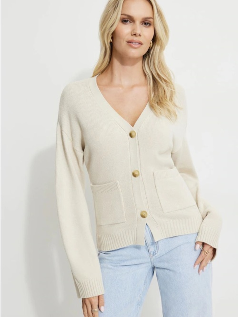 Dynamite Cinch Waist Cardigan